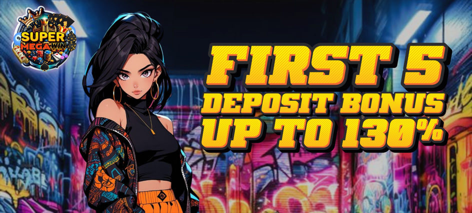 supermegawin_promotions-first5-deposit-bonus-up-to-130%