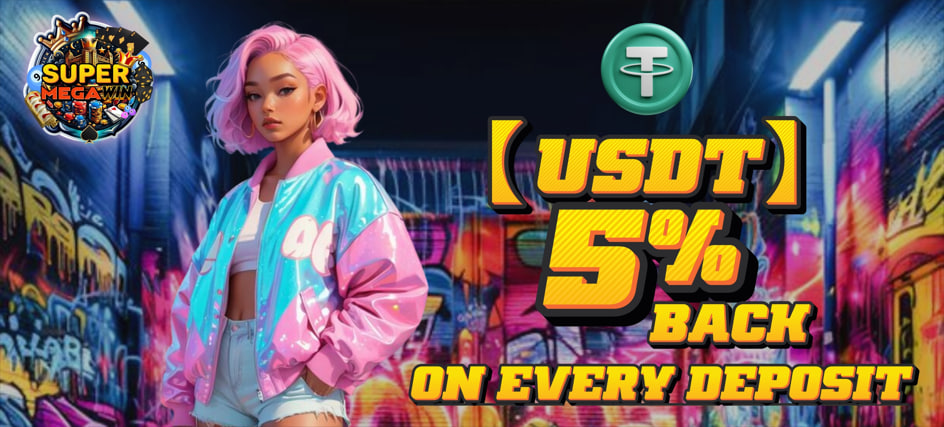 supermegawin_promotions-usdt-5%-cashback-on-every-deposit